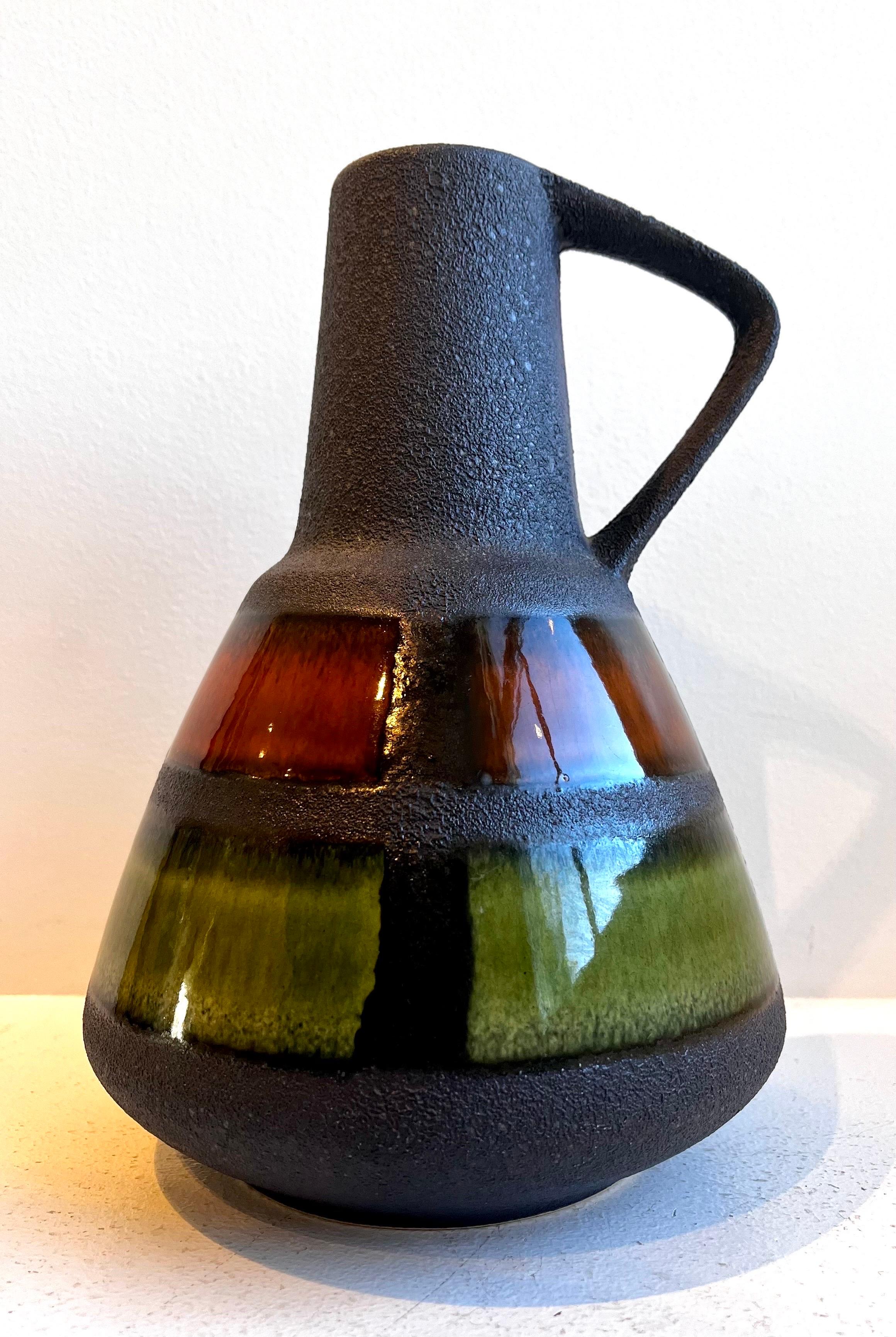 Metà XX secolo Vaso di lava grassa della Germania occidentale di Dumler & Breiden, anni '60 in vendita