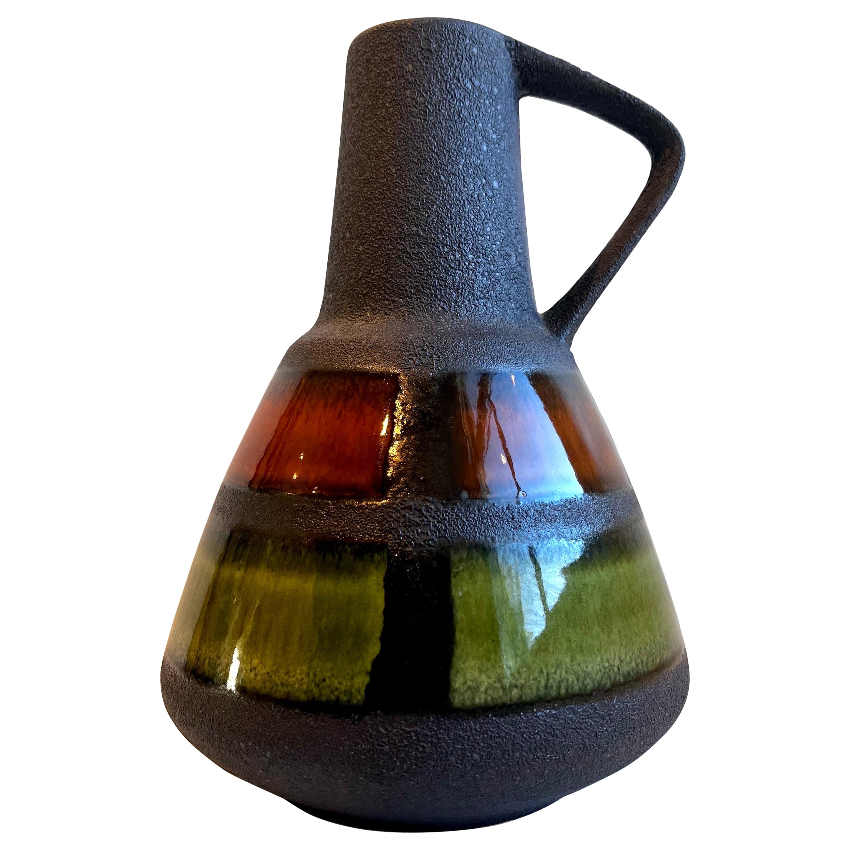 Vaso di lava grassa della Germania occidentale di Dumler 
Breiden, anni 
60 in vendita