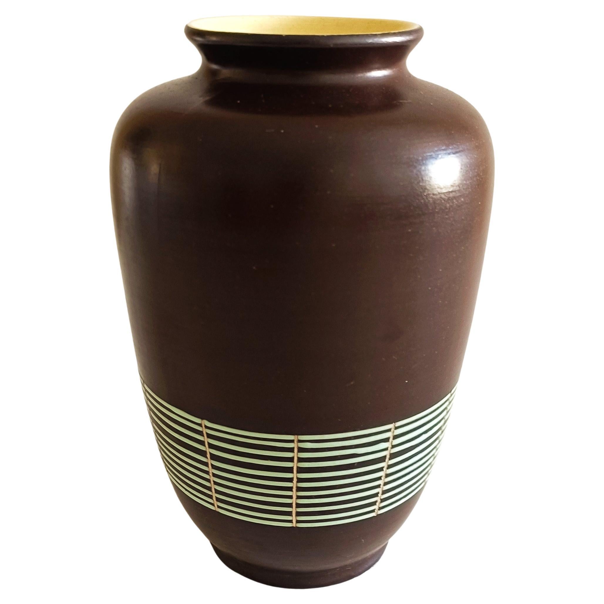 West German Mid Century Ceramic Vase by Eckhardt & Engler, 1950s In Excellent Condition In Valencia, VC