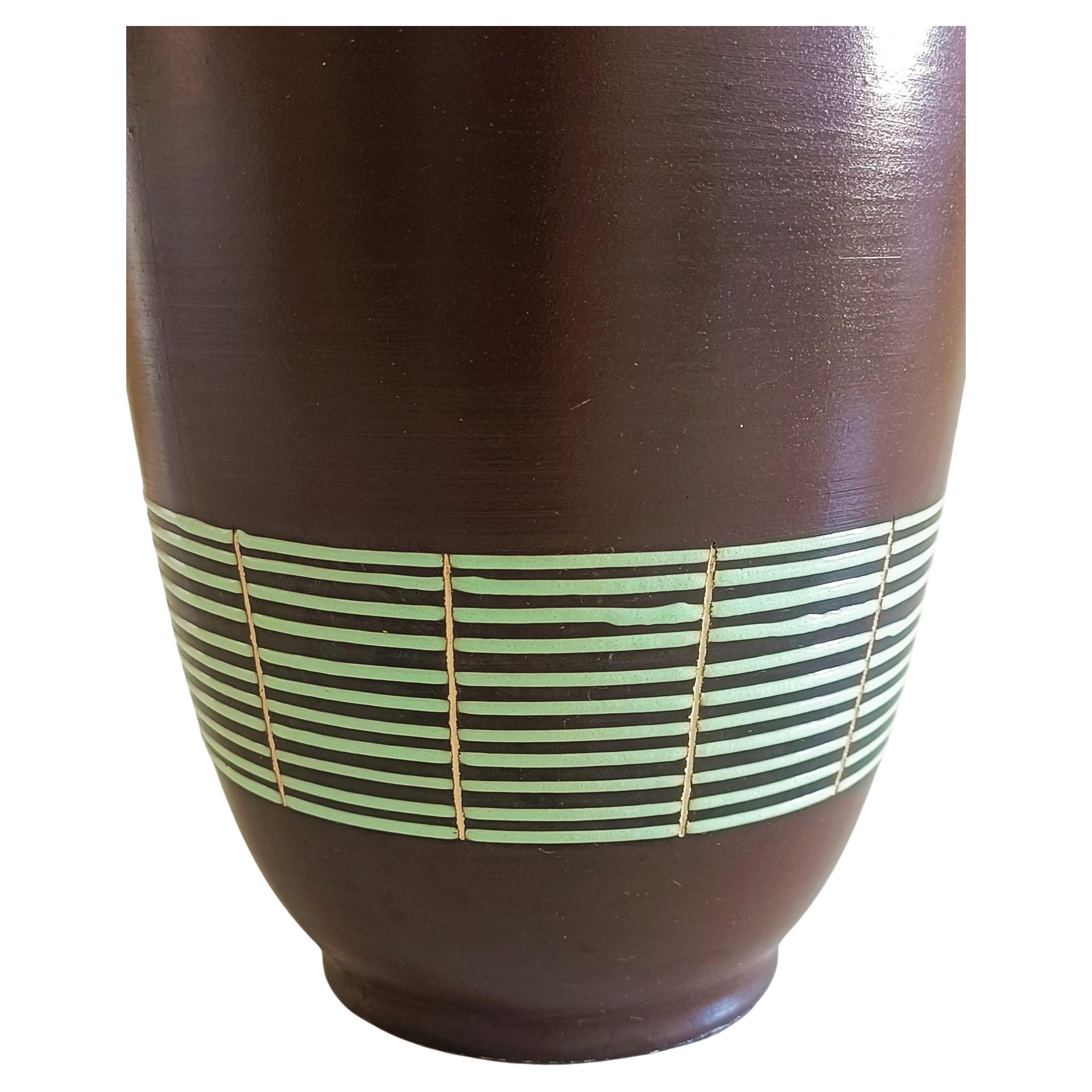 West German Mid Century Ceramic Vase by Eckhardt & Engler, 1950s 1