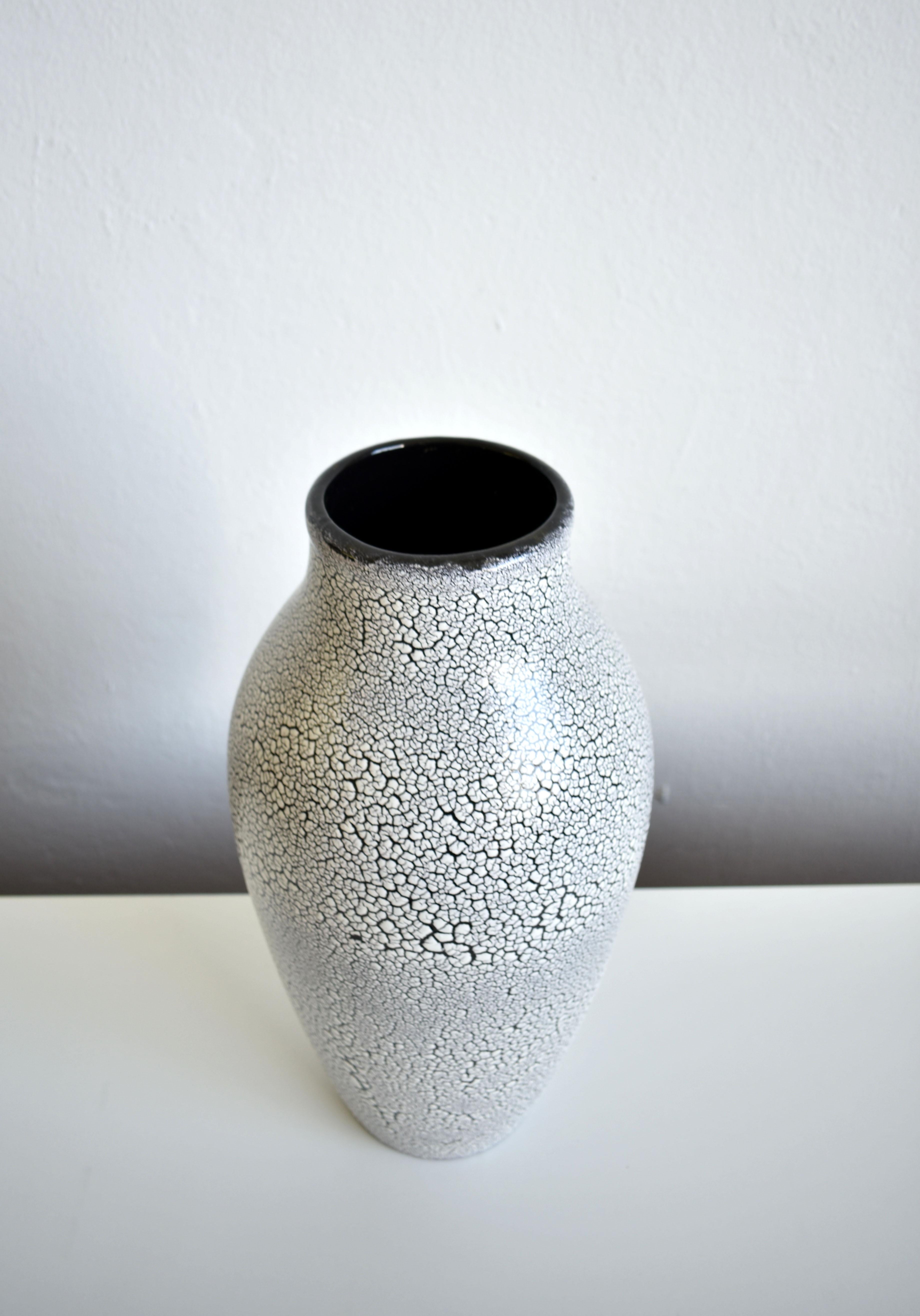 Allemand Vase en céramique moderniste ouest-allemand Jasba Keramik 1140/35:: Midcentury:: 1950s