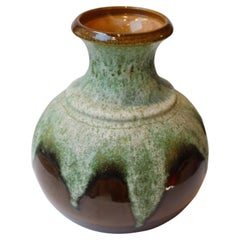 Vaso in ceramica smaltata della Germania Ovest, Germania, anni '70