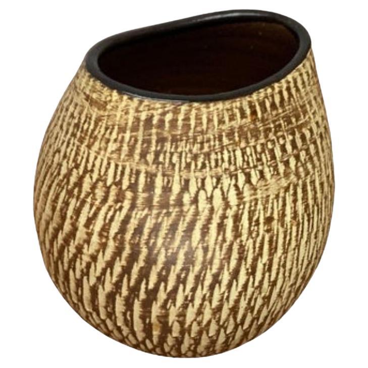 West German Pottery Vase by Rudolf Christmann for Dümler & Breiden, 1960s For Sale
