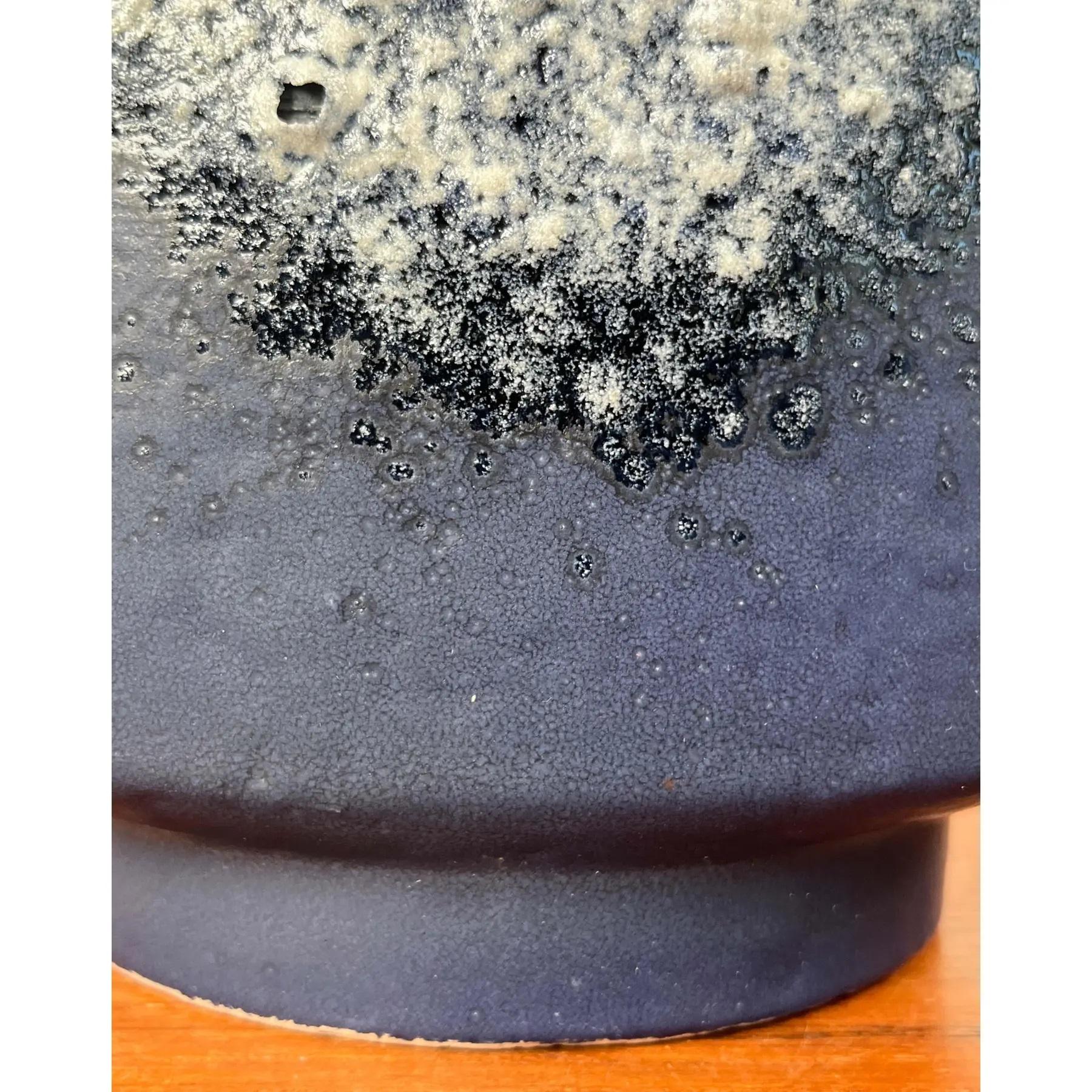 Mid-Century Modern West German Pottery WGP Fat Lava Planter from Dümler & Breiden, 1960s For Sale