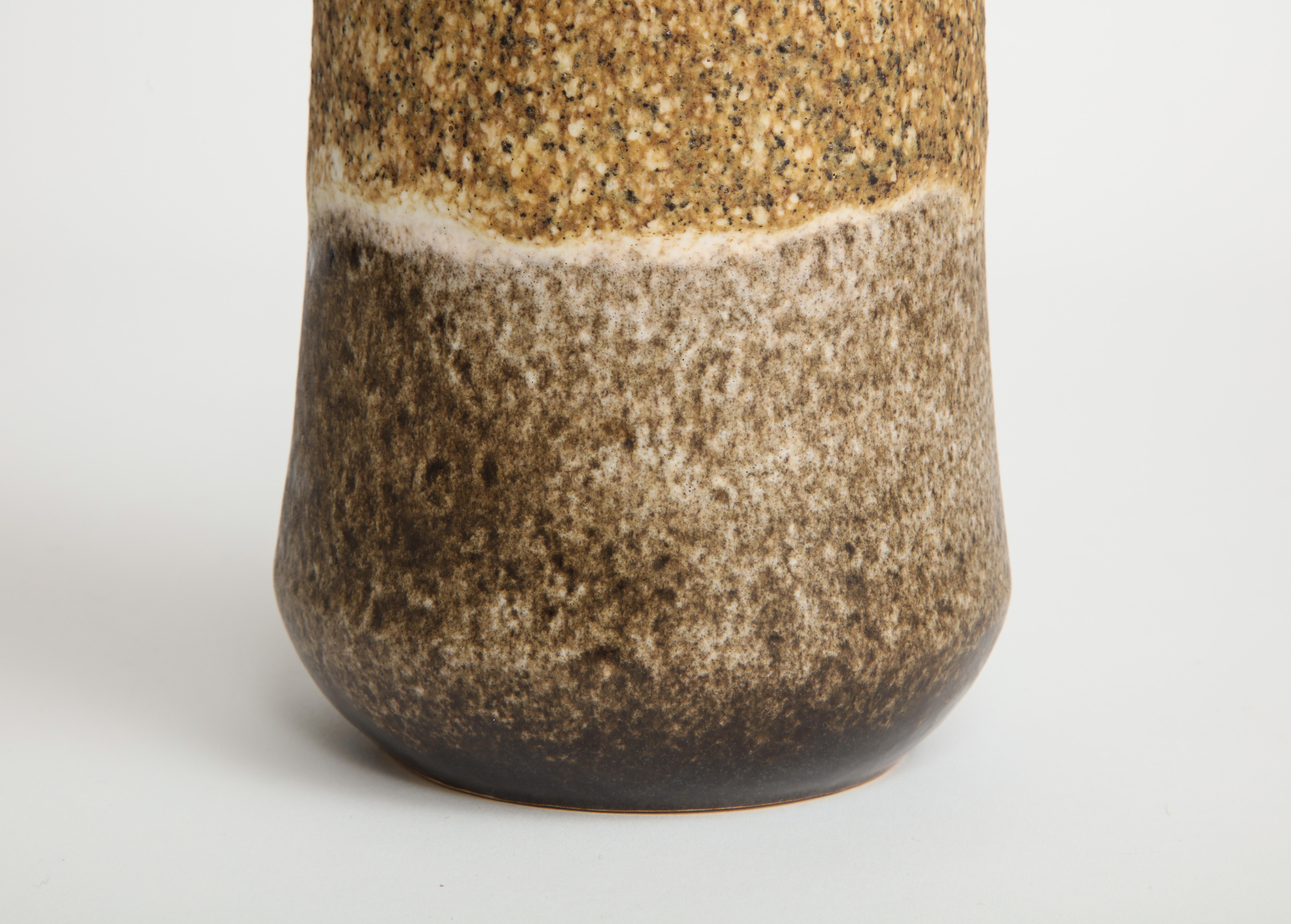 West German Earth Tones Lava Vessel, Germany 1960's For Sale 3