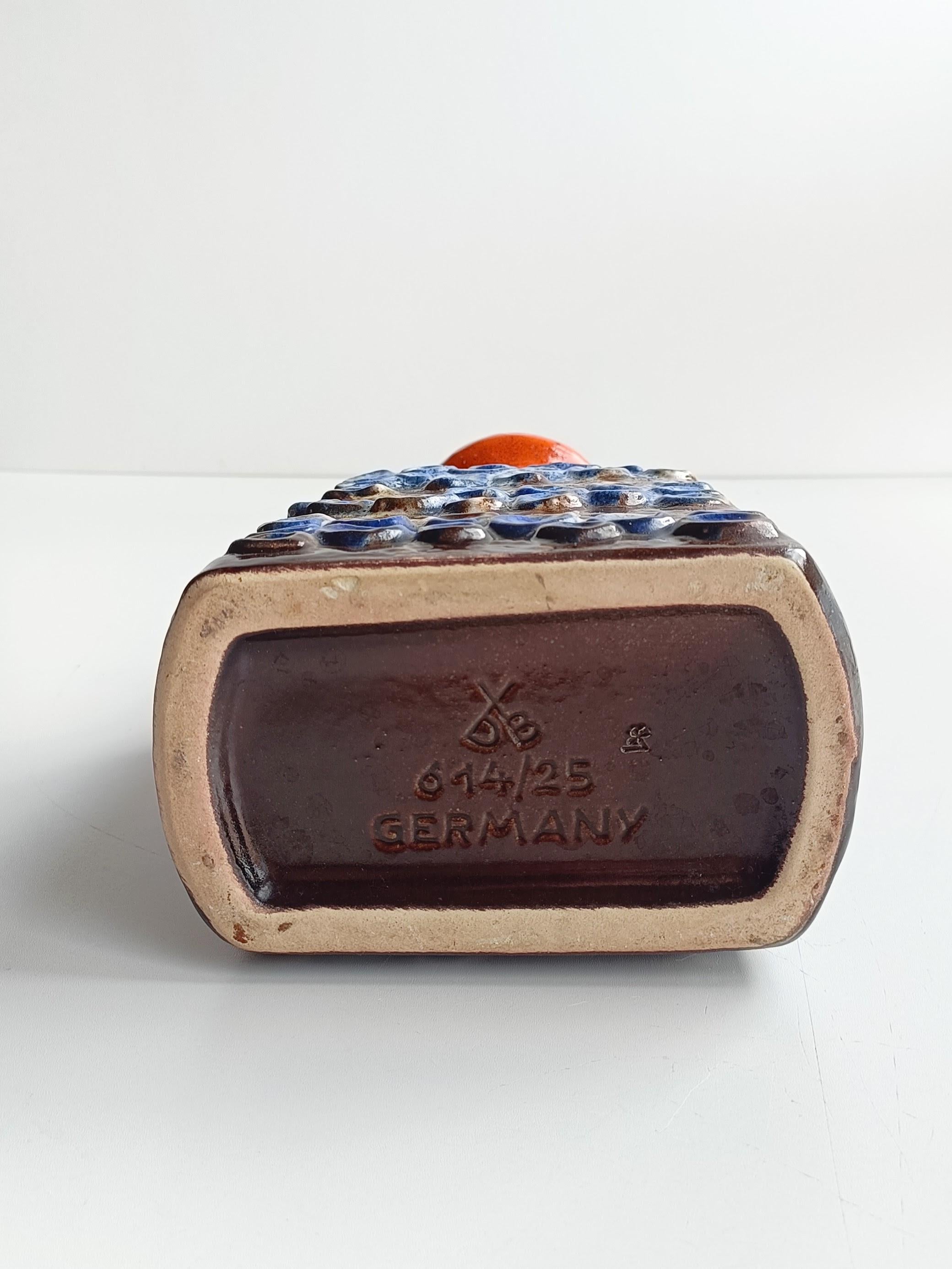 Fat Lava West German Dümler & Breiden Vintage Ceramic Jug Vase, 1960s For Sale 4