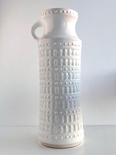 West Germany Carstens Tonnieshof Signed XL Ceramic Vase 1960s