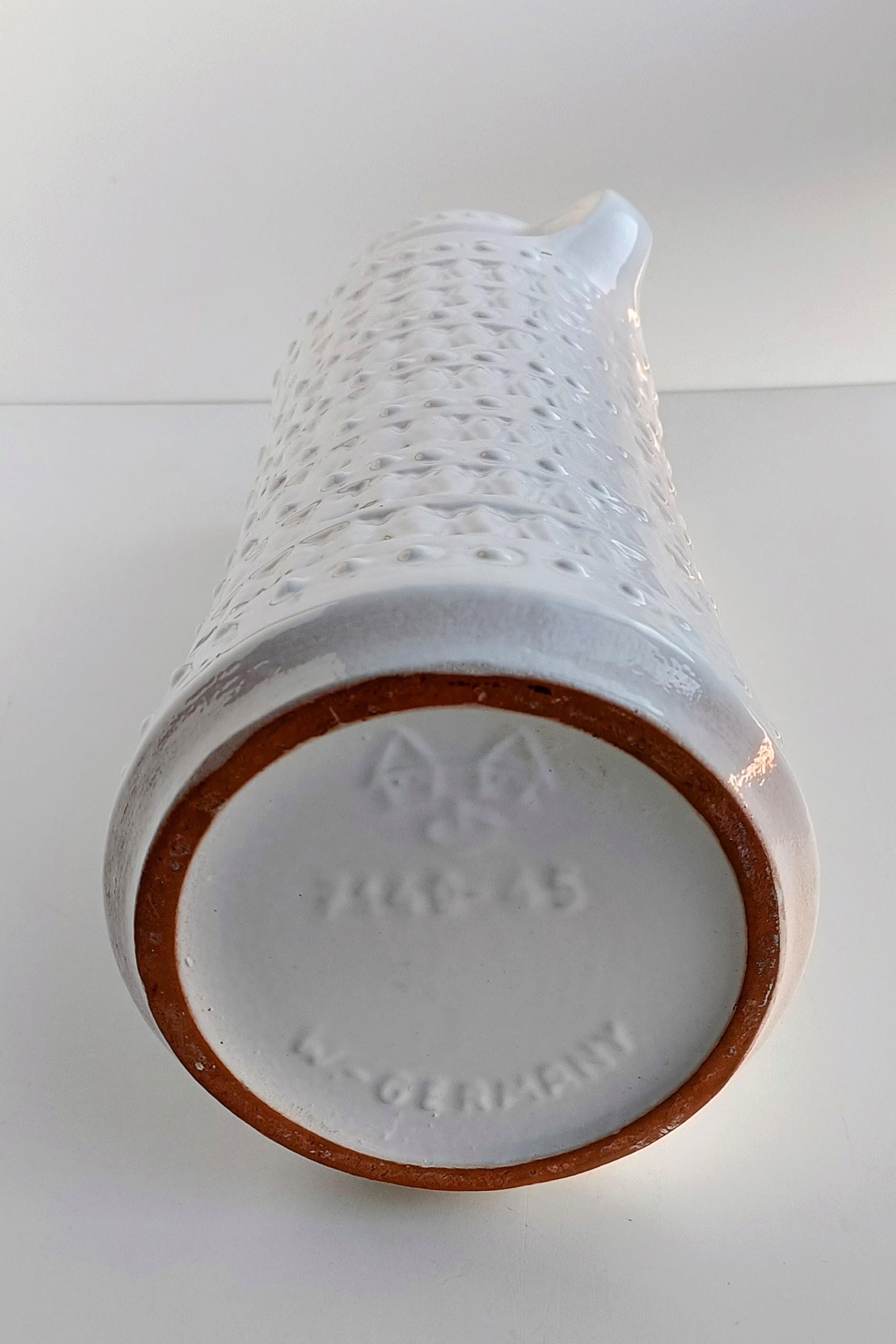 West Germany Carstens Tonnieshof Signed XL Ceramic Vase 1960s 1