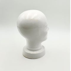 1970s Mid-Century Modern Ceramic Head Sculpture, West Germany