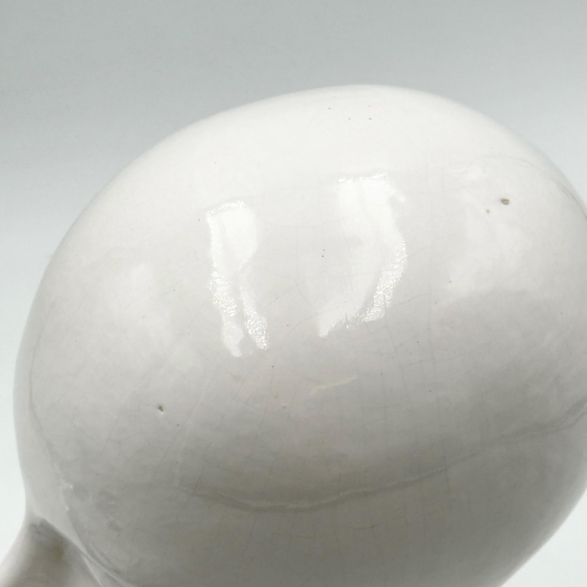 Escultura de cabeza de cerámica de Alemania Occidental, años 70 en venta 2