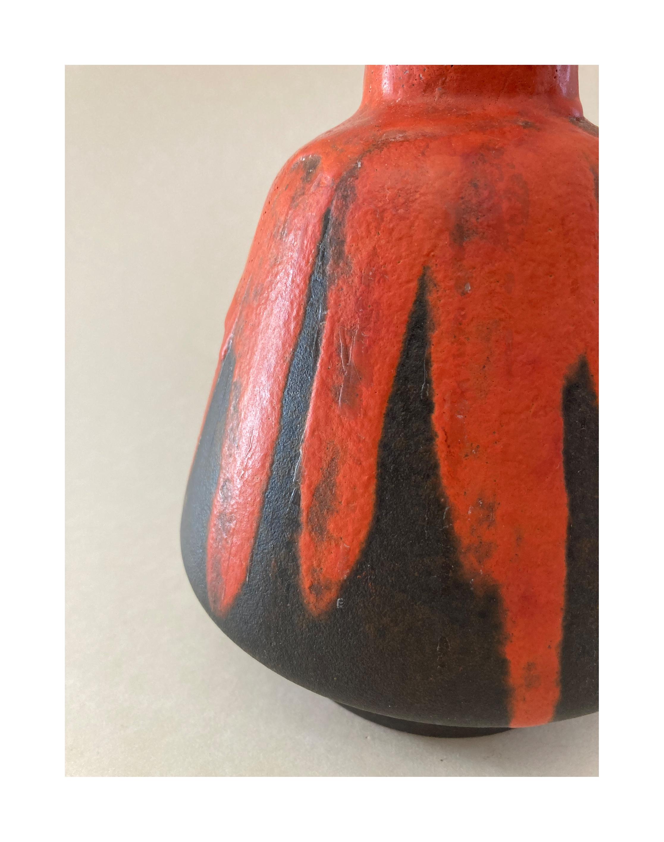 Scandinavian Modern West Germany Ceramic Vase  For Sale