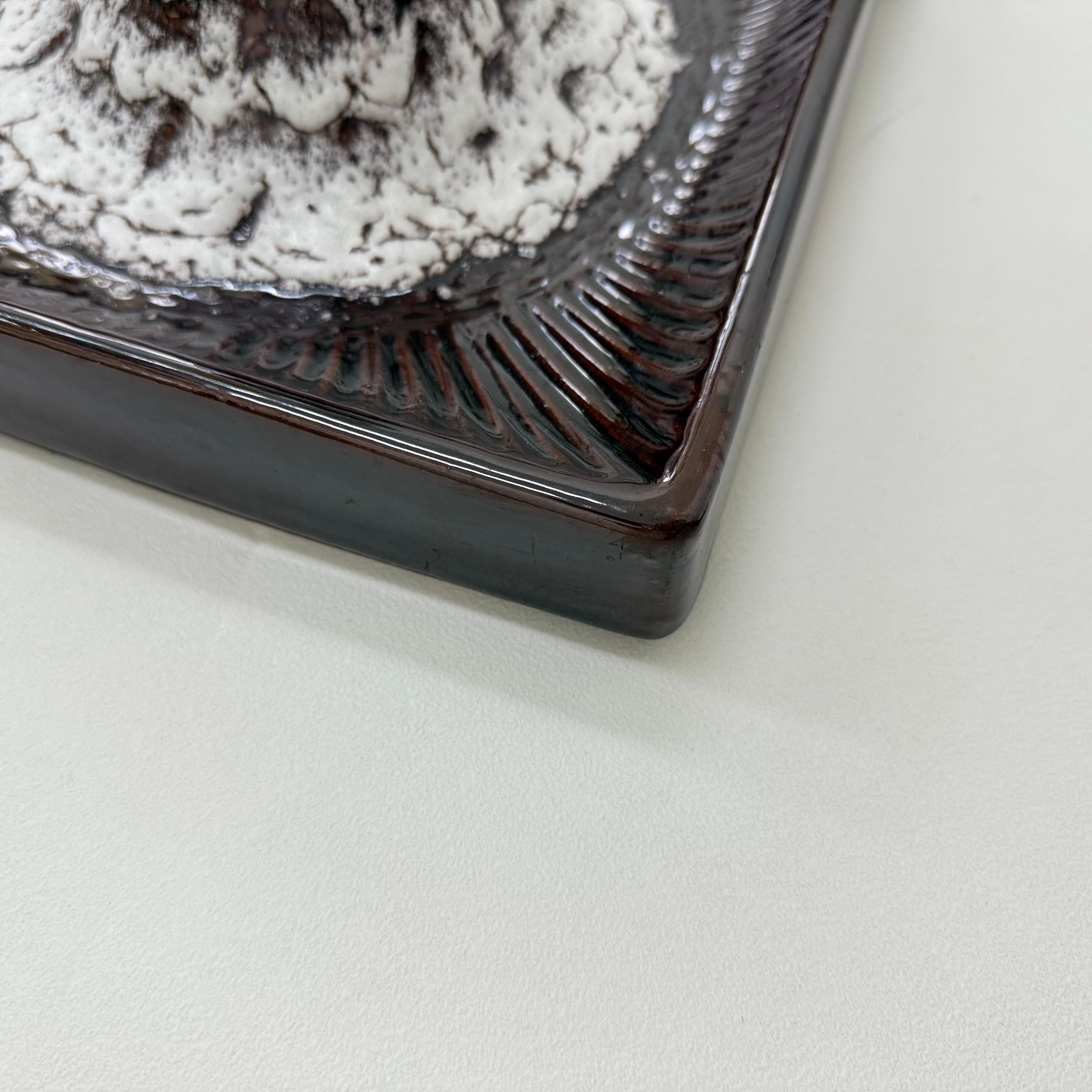 Lampada da parete/soffitto in ceramica di design della Germania Ovest, anni '70 in vendita 2