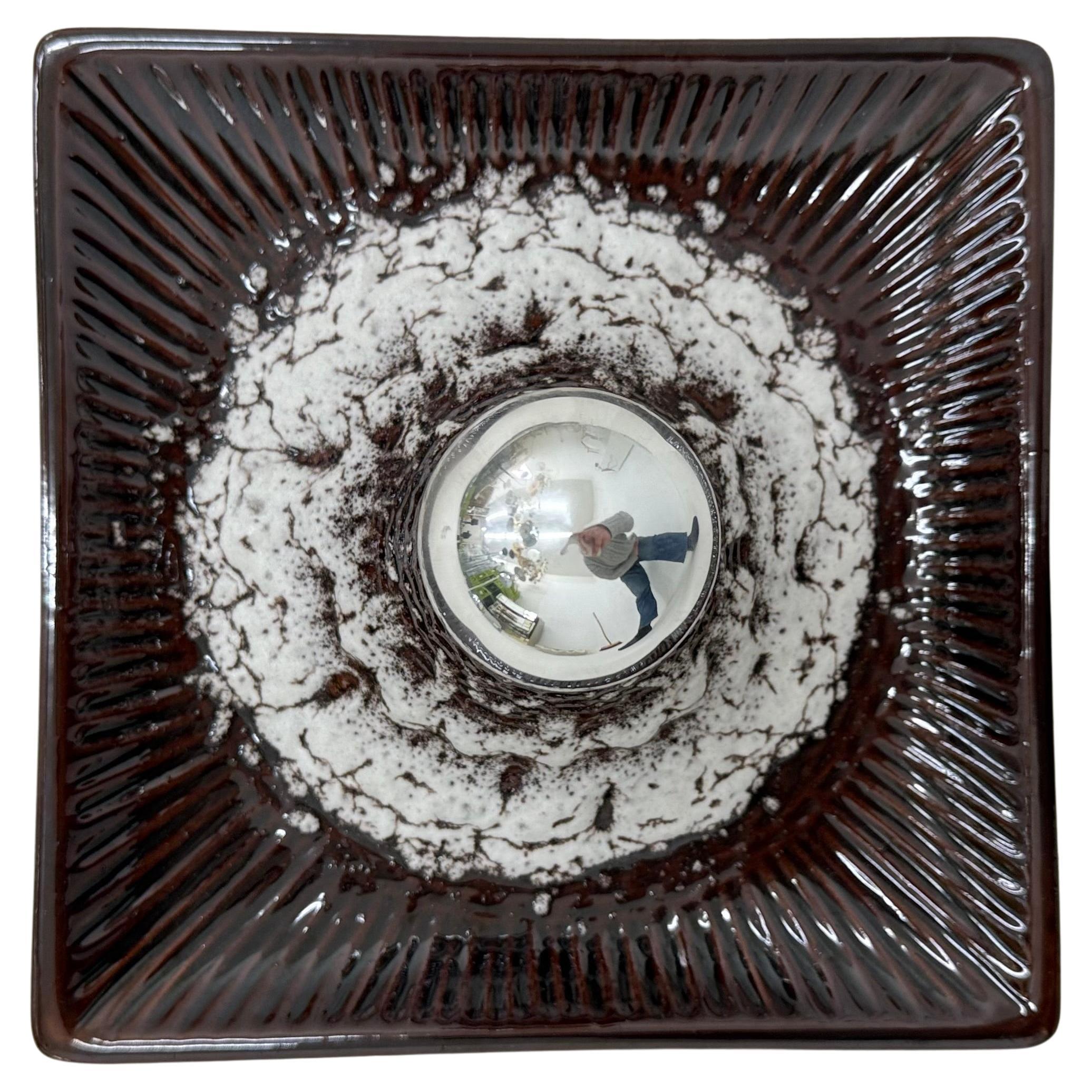 West Germany design ceramic wall / ceiling lamp, 1970’s