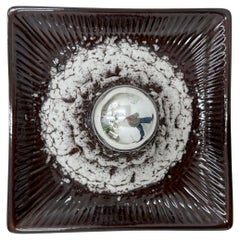 West Germany design ceramic wall / ceiling lamp, 1970’s