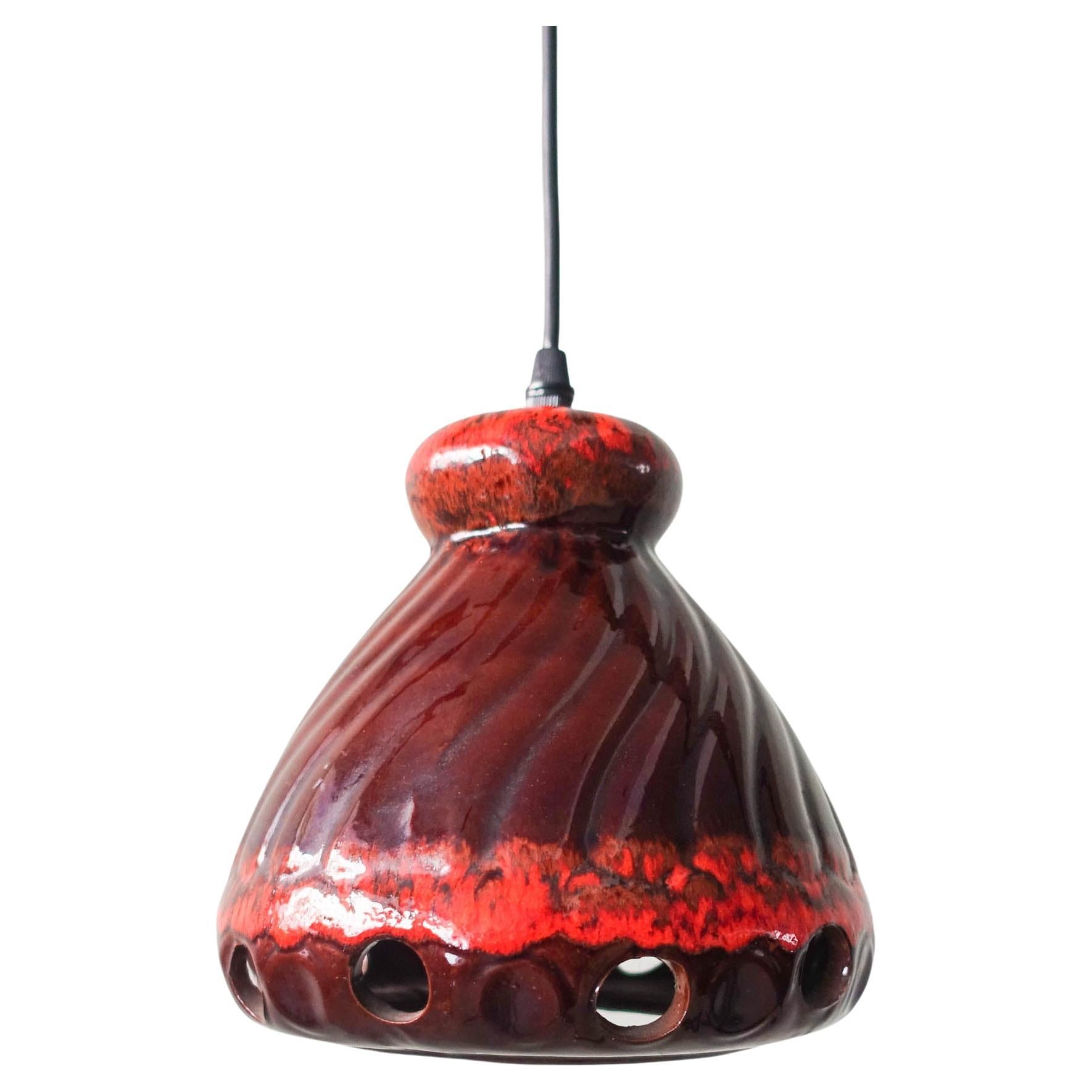 West-Germany Fat Lava Pendant Lamp, 1960
s