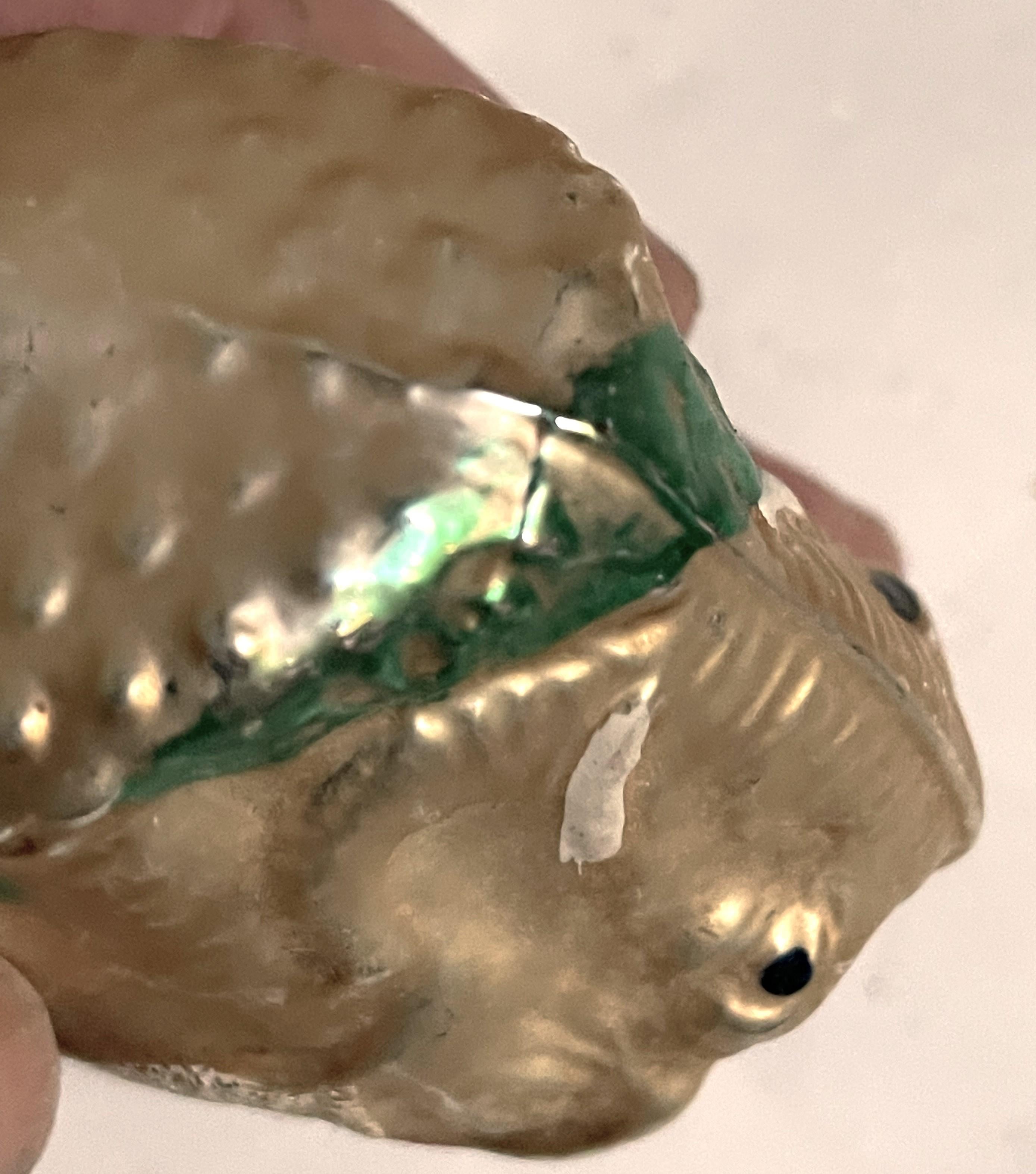 West Germany mundgeblasener Elefant Christbaumschmuck Dekoration im Zustand „Gut“ im Angebot in Clifton Forge, VA