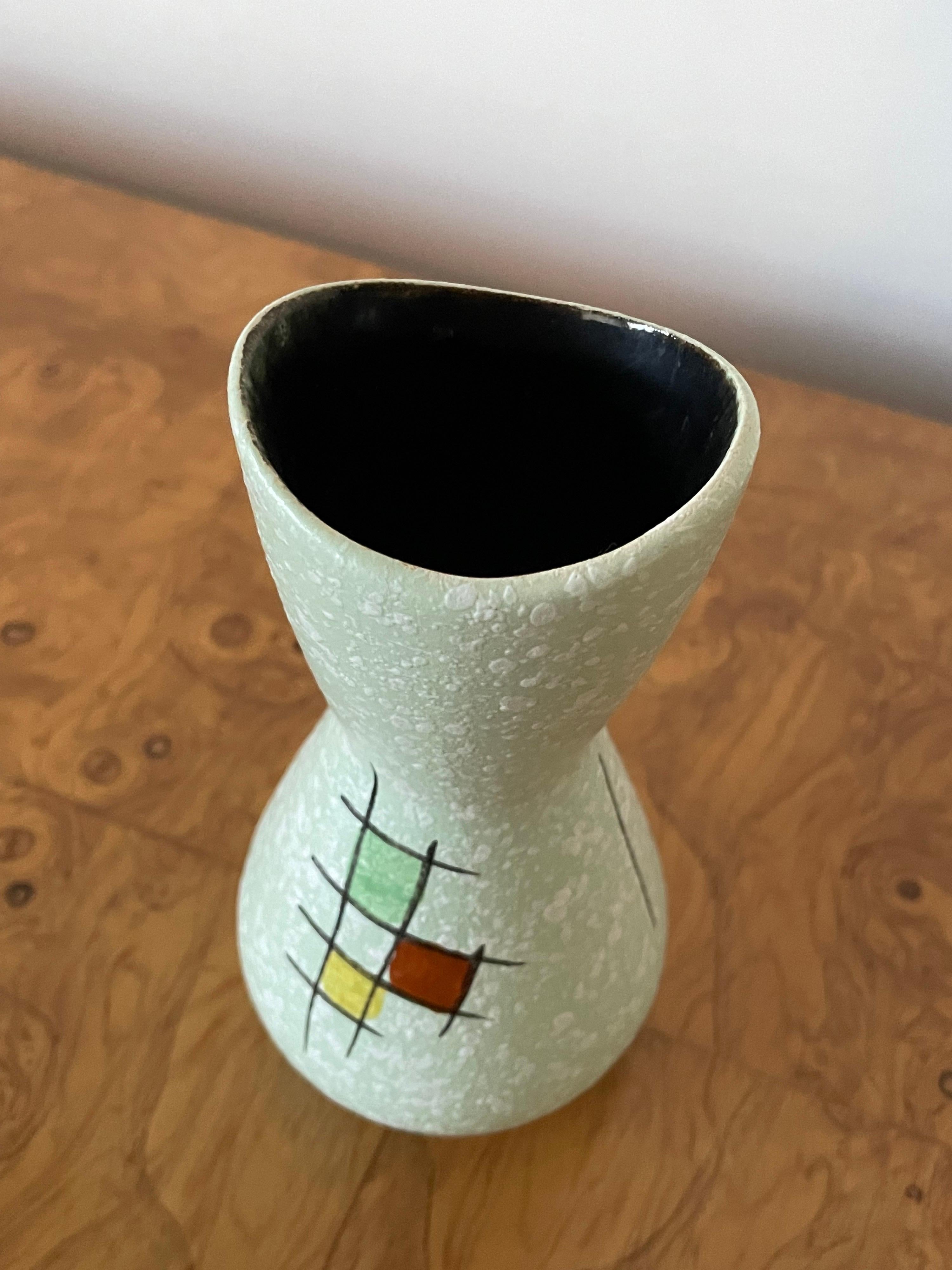 Ceramic West Germany Mid-Century Modern Vase For Sale
