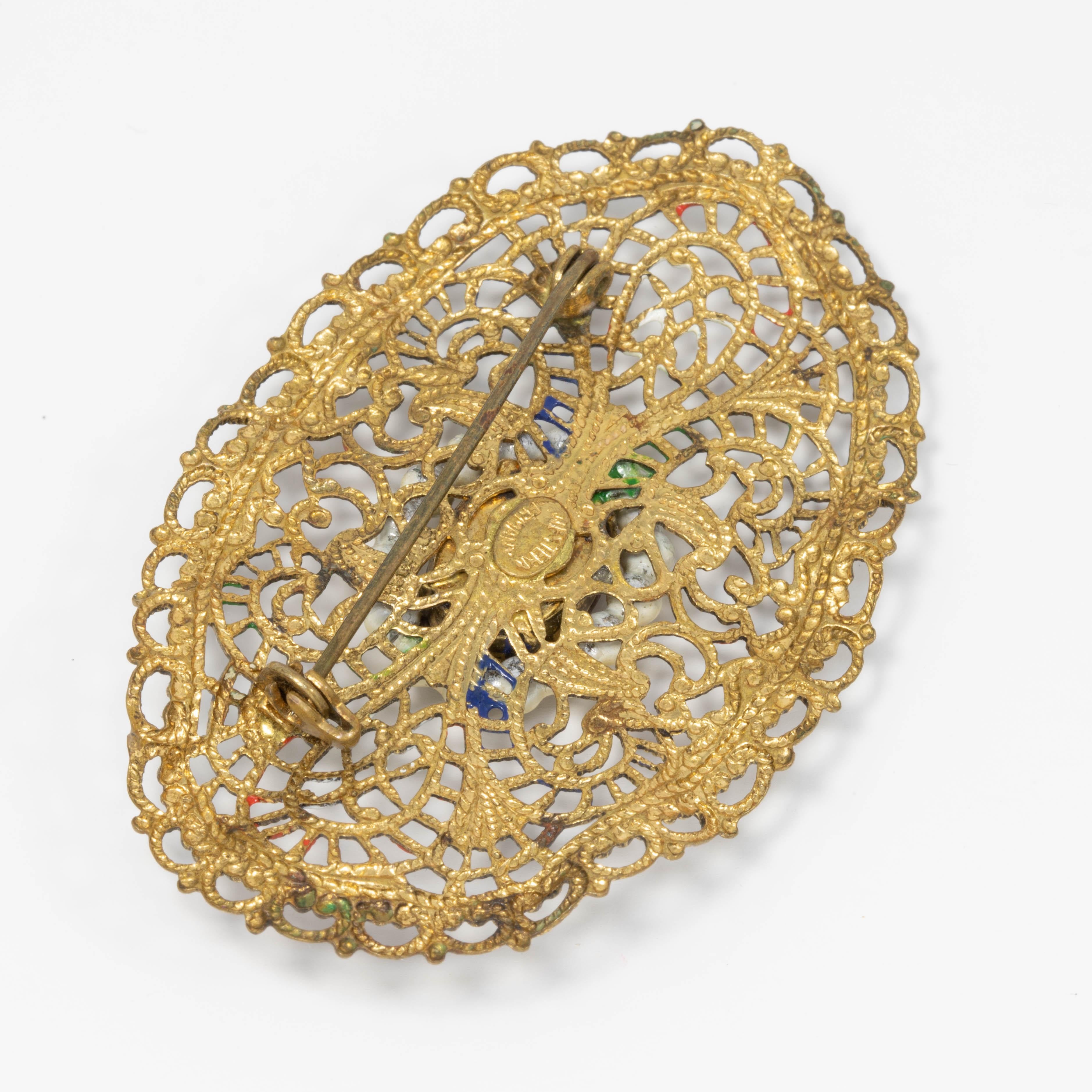 western germany brooch