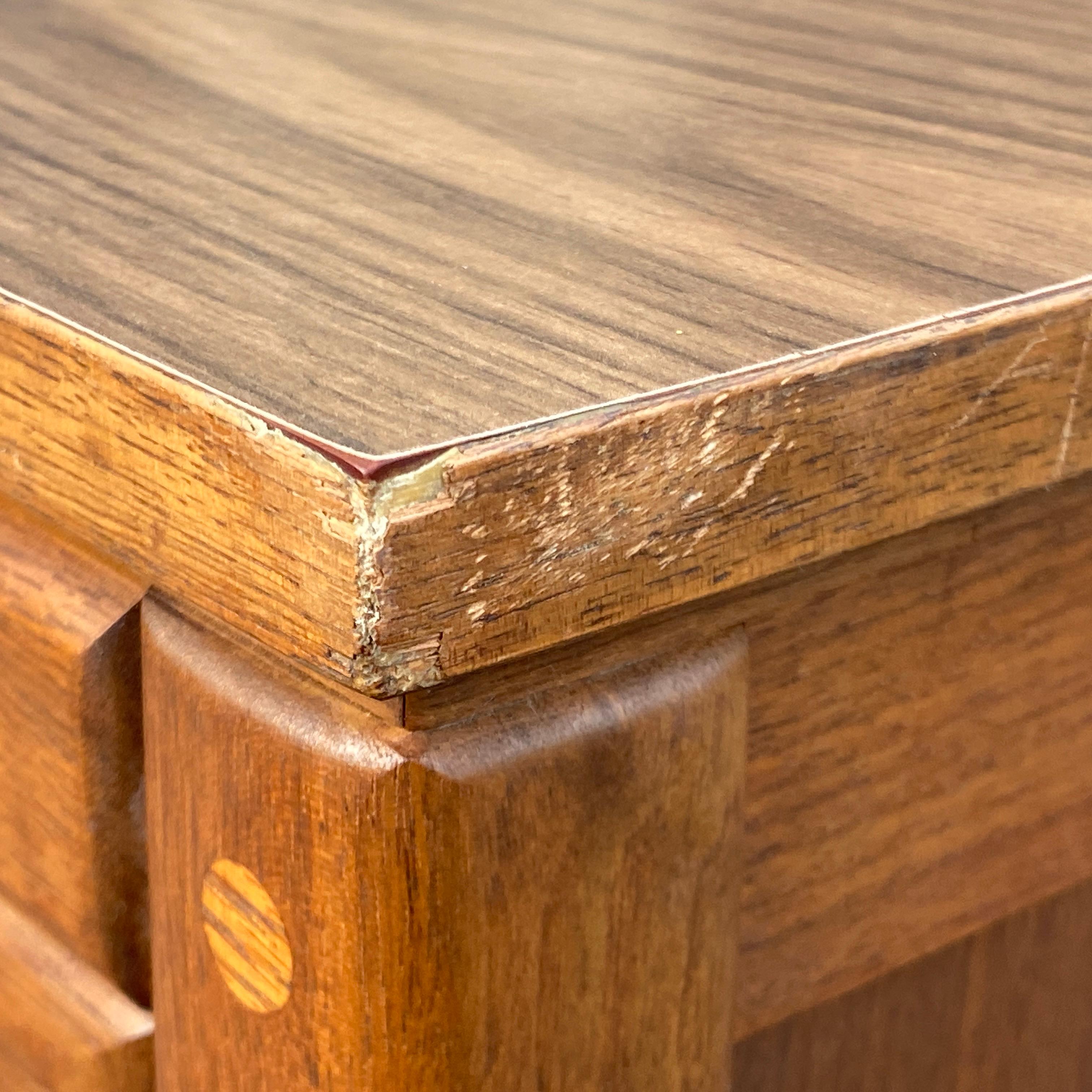 West Michigan Furniture Co. Mid-Century Modern Walnut Double Dresser For Sale 4