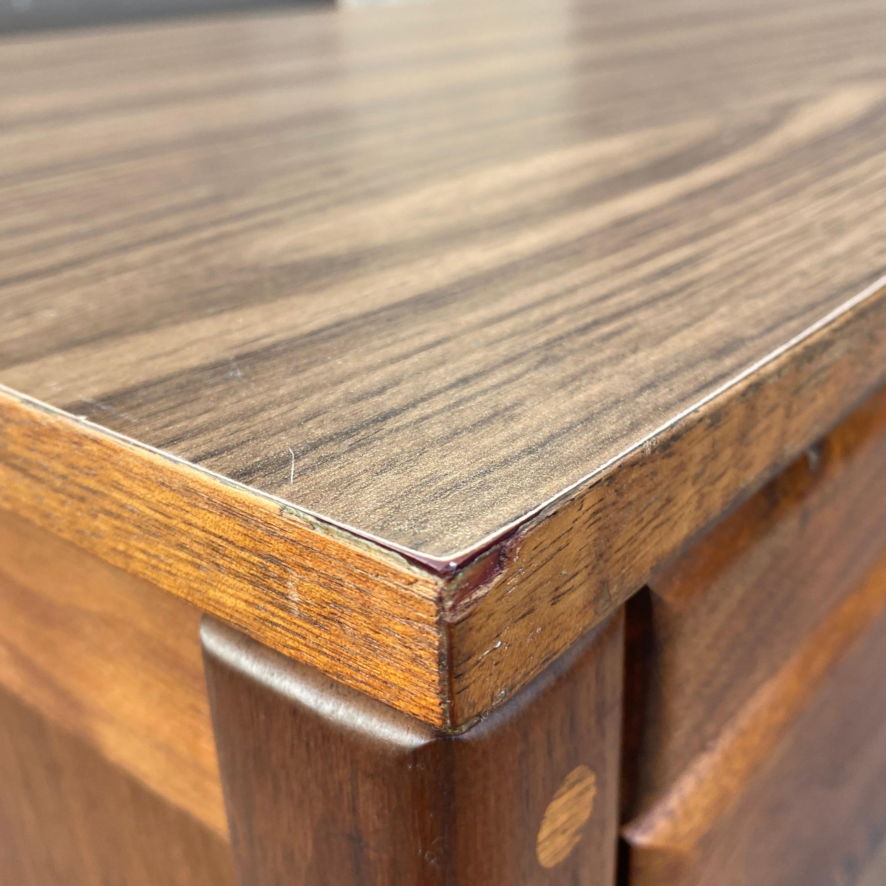 West Michigan Furniture Co. Mid-Century Modern Walnut Double Dresser For Sale 3