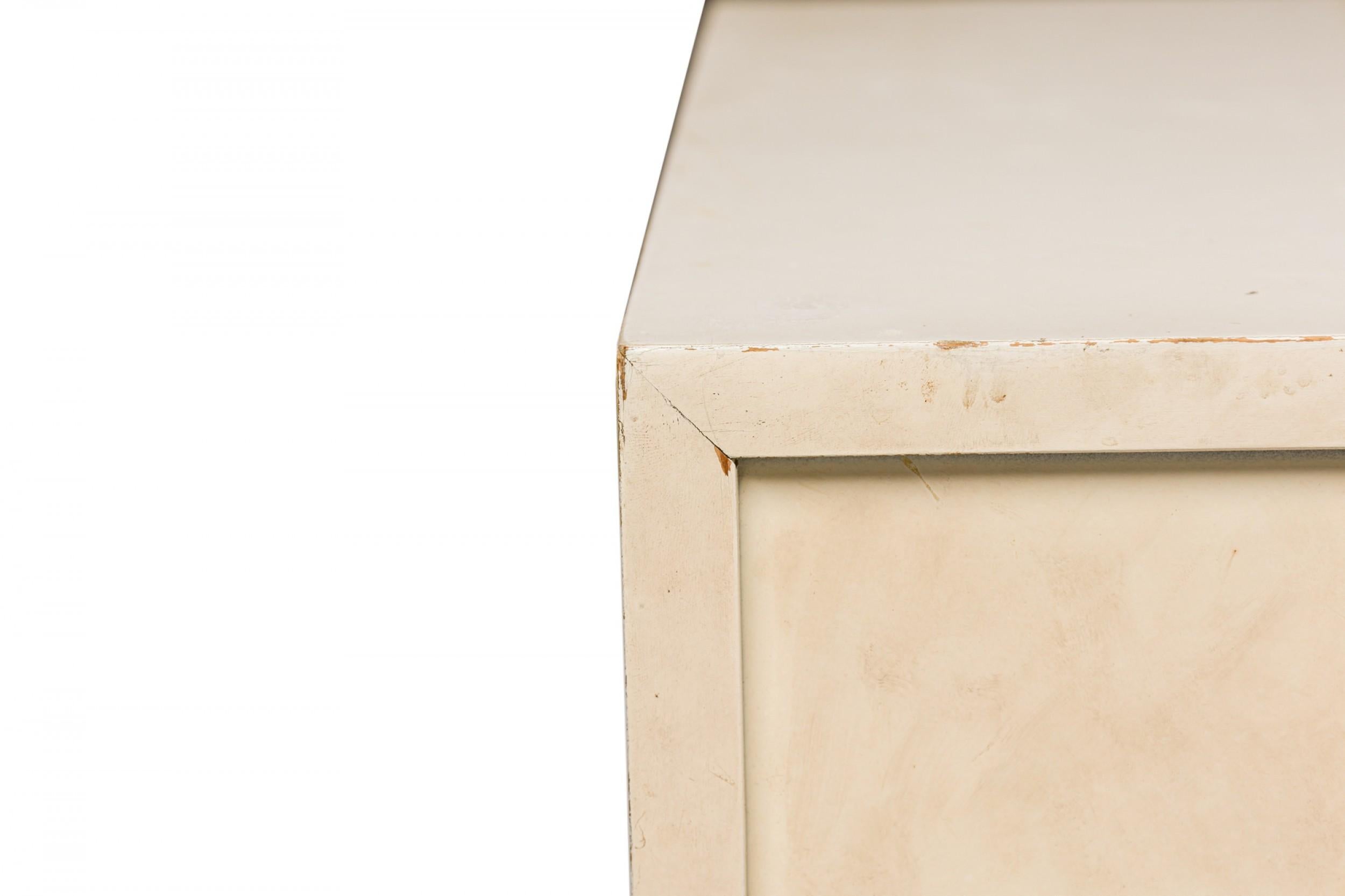 West Michigan Furniture Company White Lacquered Campaign Desk 5