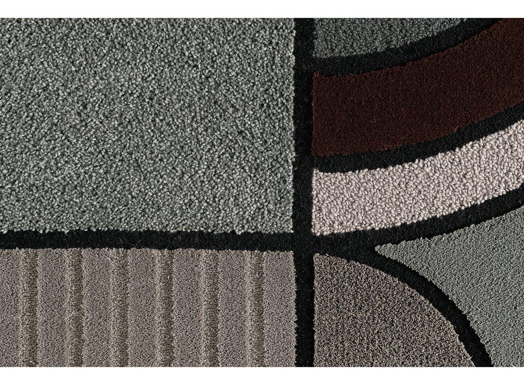 Geometrischer West of the Sun Teppich aus Wolle, Lara Bohinc für Kasthall 'Medium' (Schwedisch)