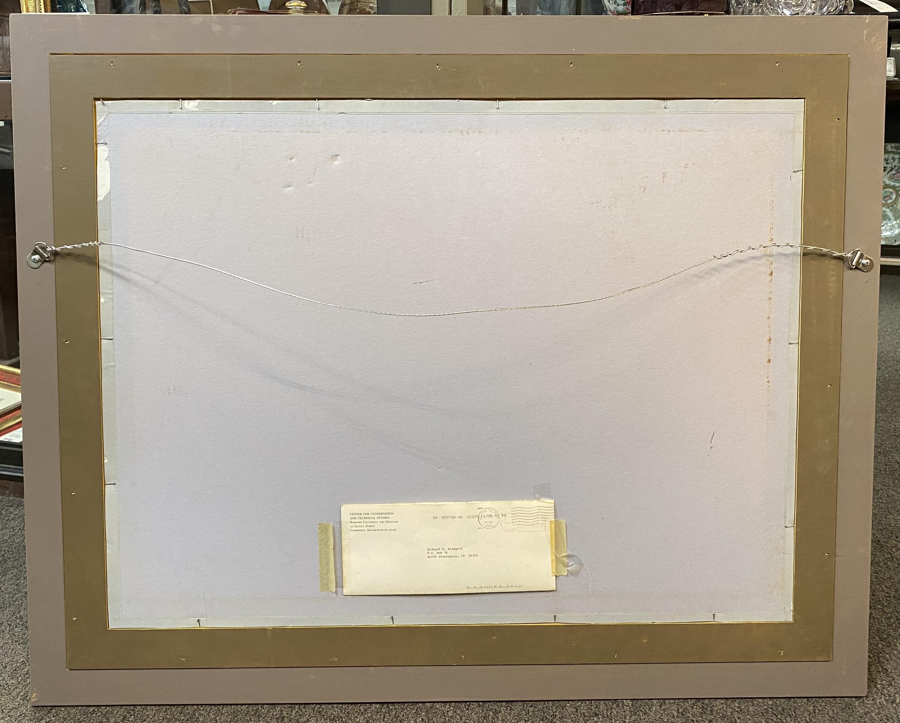 West Point Military Academy Trompe L'Oeil Aquarell Abschlussklasse 1855 im Angebot 4