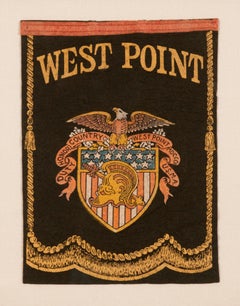 West Point Window Banner, Made Approx. US Involvement in WWI (1917-1918)