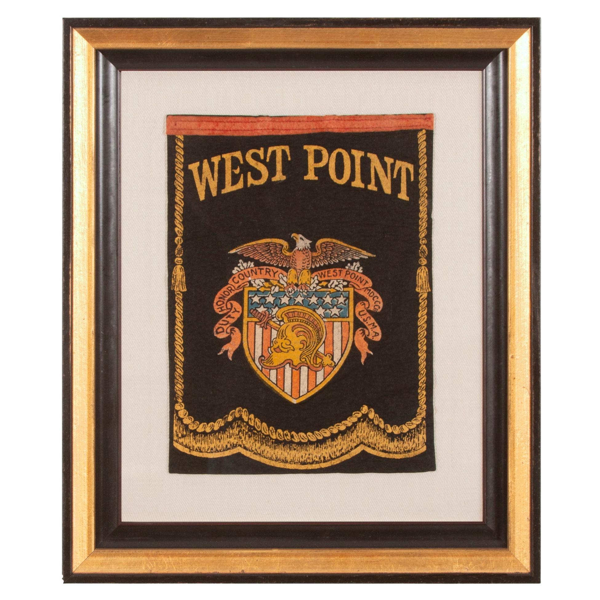 West Point Window Banner, hergestellt ca. US-Bewegung im Ersten Weltkrieg (1917-1918)
