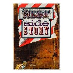 West Side Story Czech Film Movie Poster, Zdeněk Ziegler, 1973