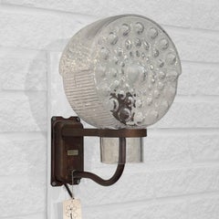 Westal, Scandinavian outdoor facade lamp, copper & glass, Sweden, 1960s