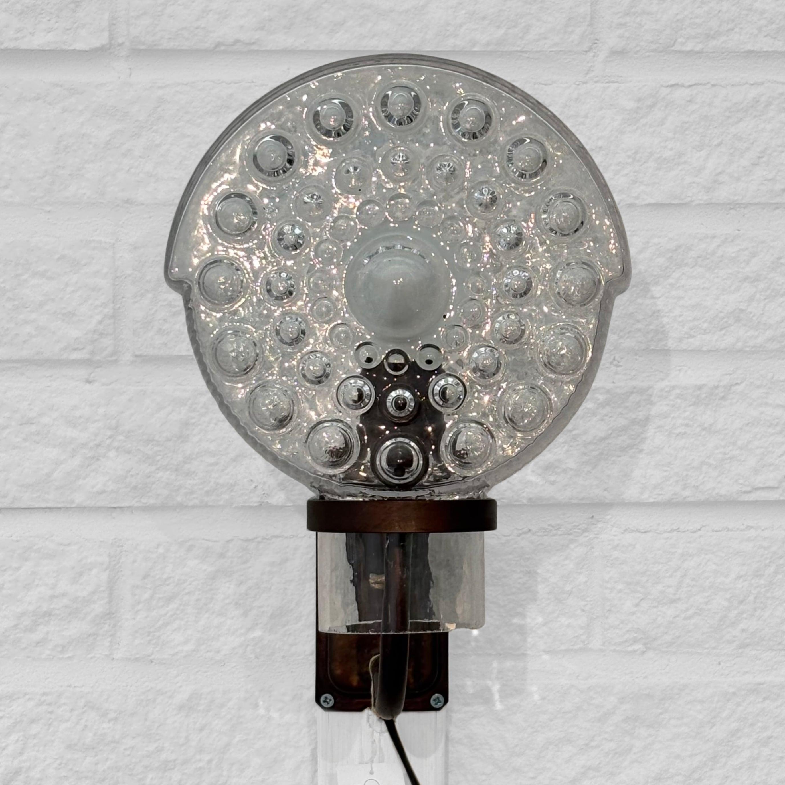 Westal, lampe de façade extérieure scandinave, cuivre et verre, Suède, années 1960 Bon état - En vente à Forserum, SE