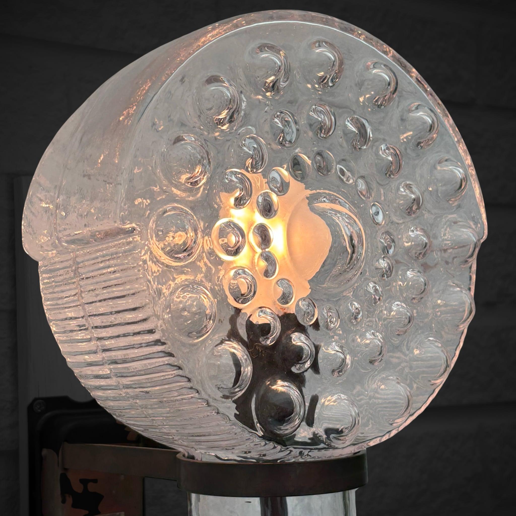 Westal, lampe de façade extérieure scandinave, cuivre et verre, Suède, années 1960 en vente 1