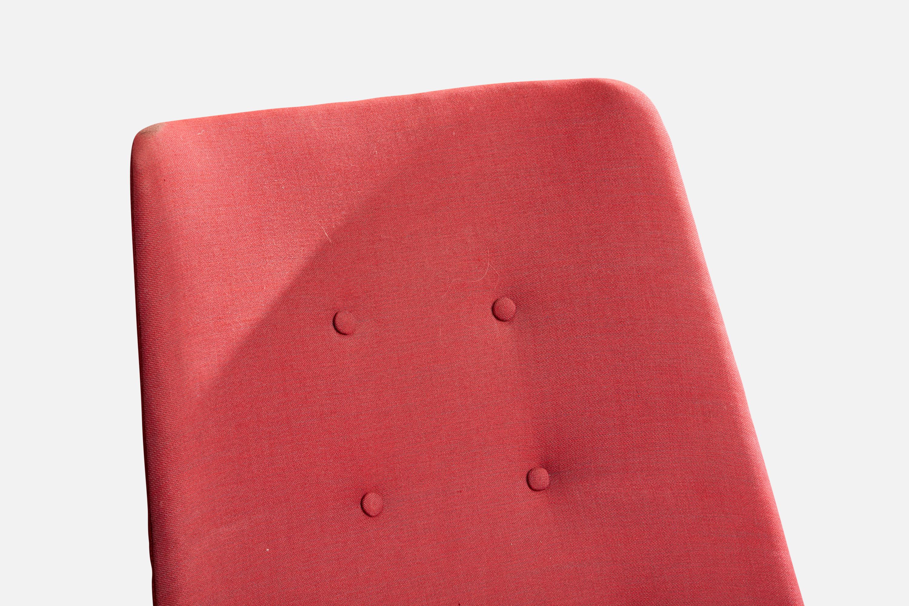 Westbergs Möbler, Loungesessel, Holz, Stoff, 1950er Jahre im Angebot 2