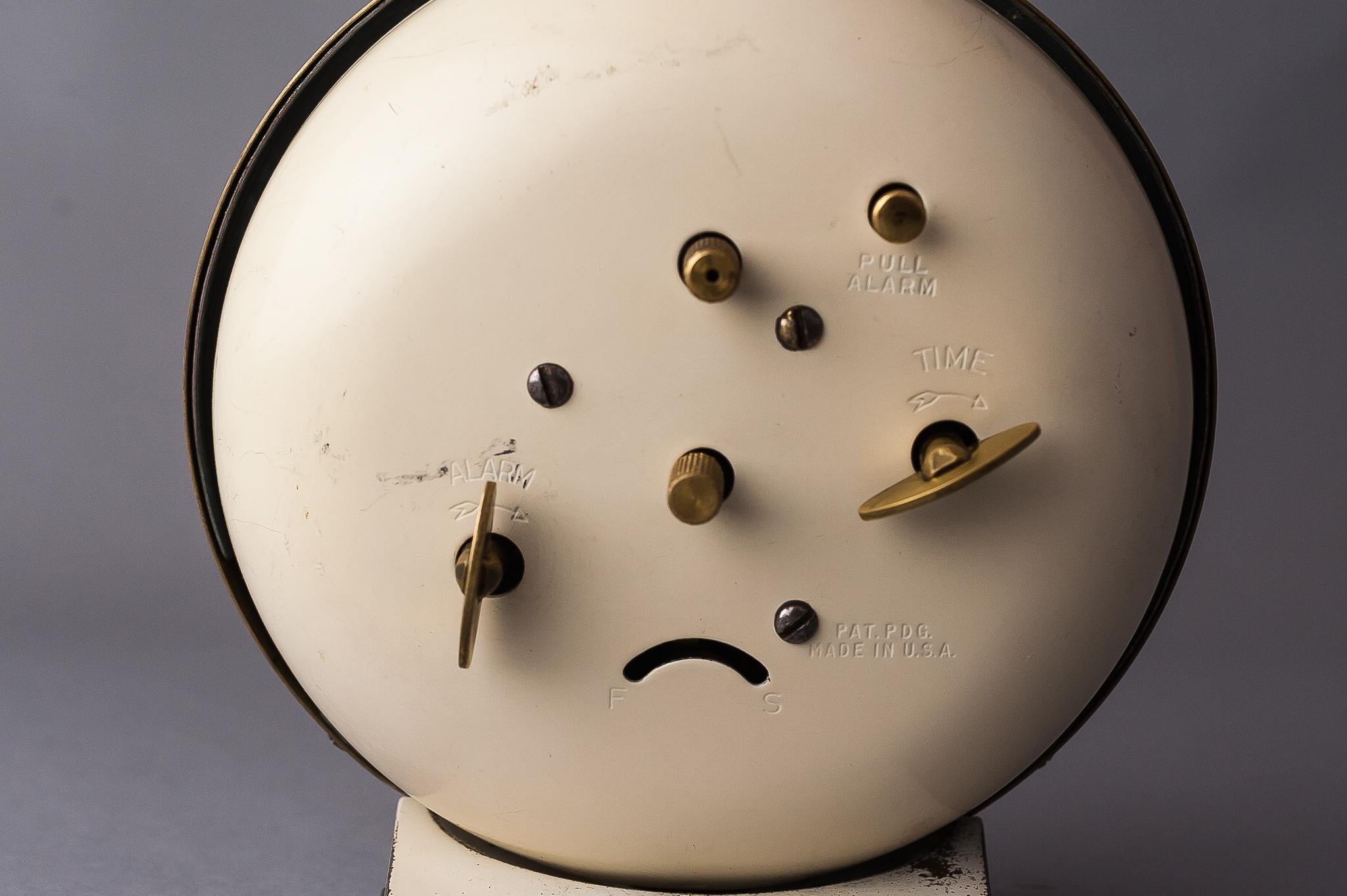 Mid-Century Modern Westclox Big Ben Alarm Clock circa 1950s Made in the U.S.A