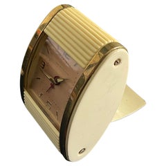 Westclox Tambour Front Art Deco Travel Alarm    A Classic from its time this ver