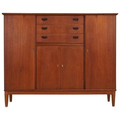Westergaard Highboard Teak Vintage, 1960-1970