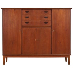 Westergaard Highboard Teak Vintage, 1960-1970