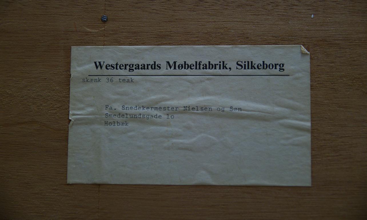 Westergaard Sideboard Danish Design Vintage 7