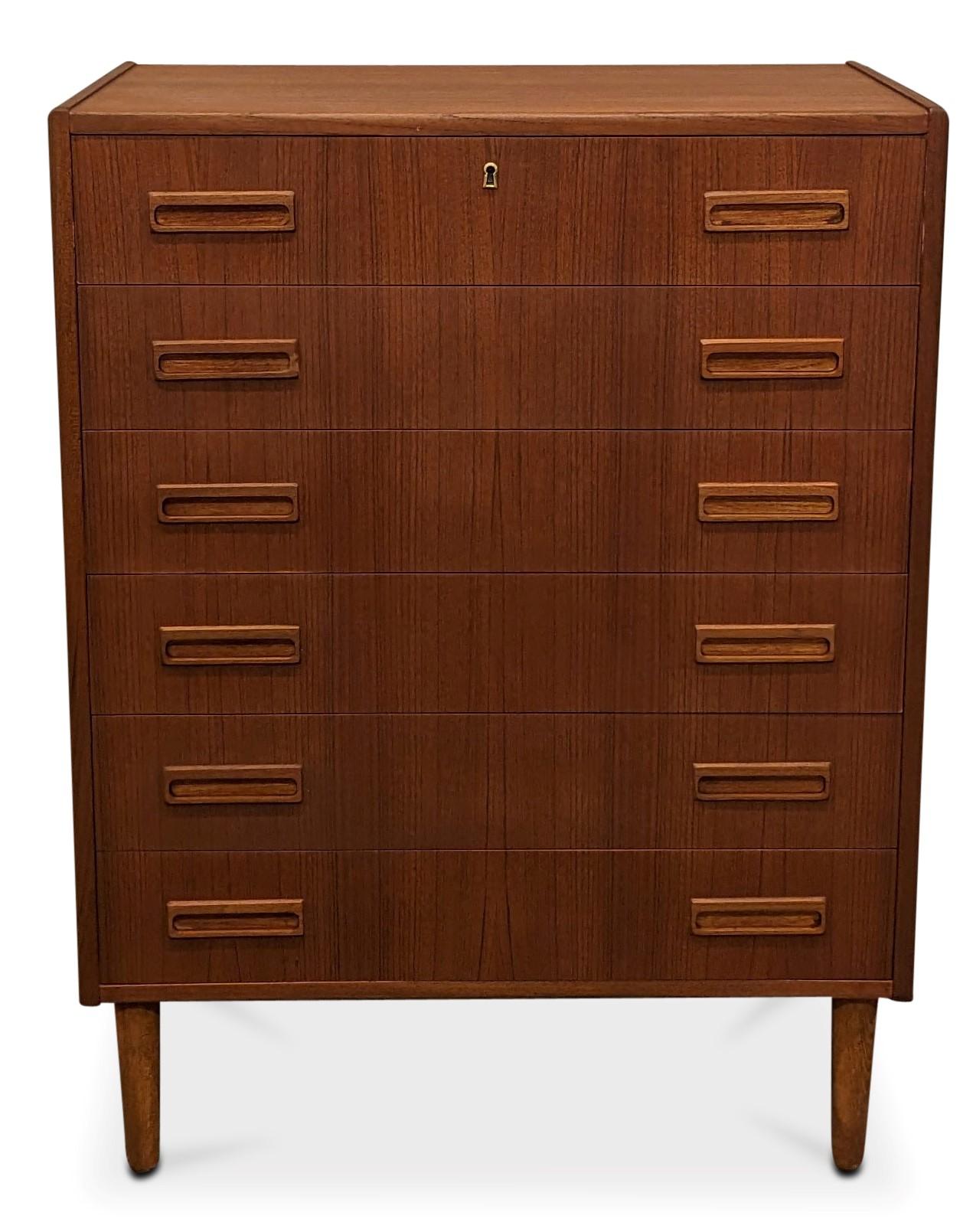 Mid-20th Century Westergaard Teak High Boy Dresser, 022314 Vintage Danish Midcentury For Sale