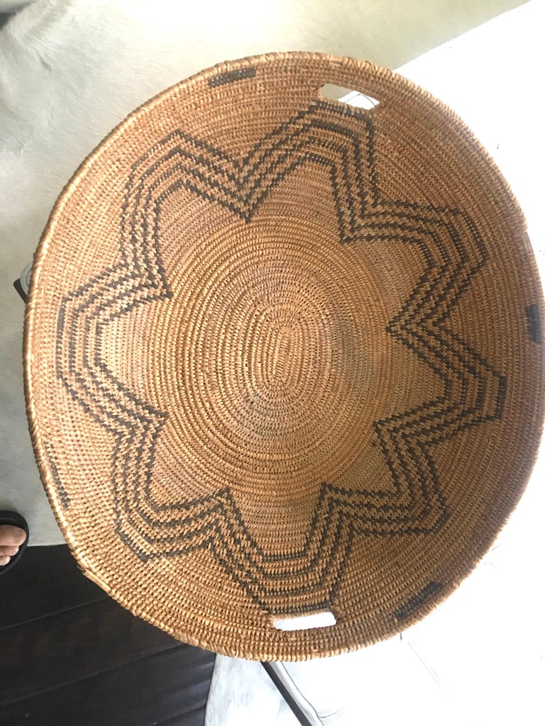 Native American Western Apache Basket For Sale