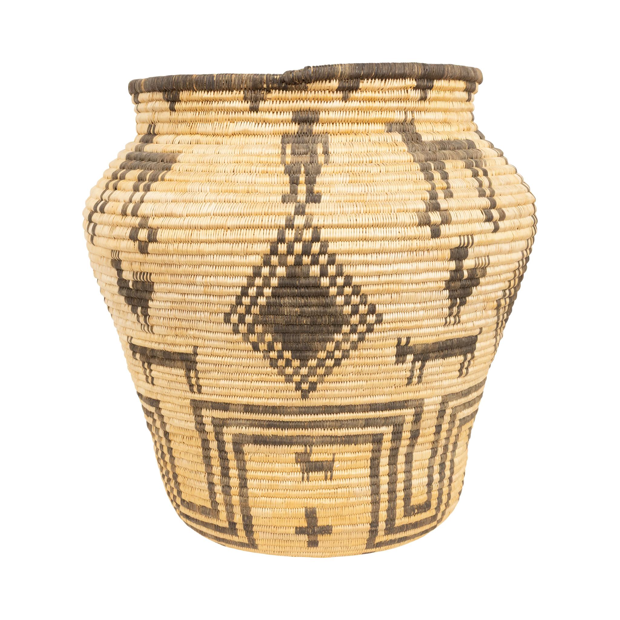 American Western Apache Olla Basket For Sale