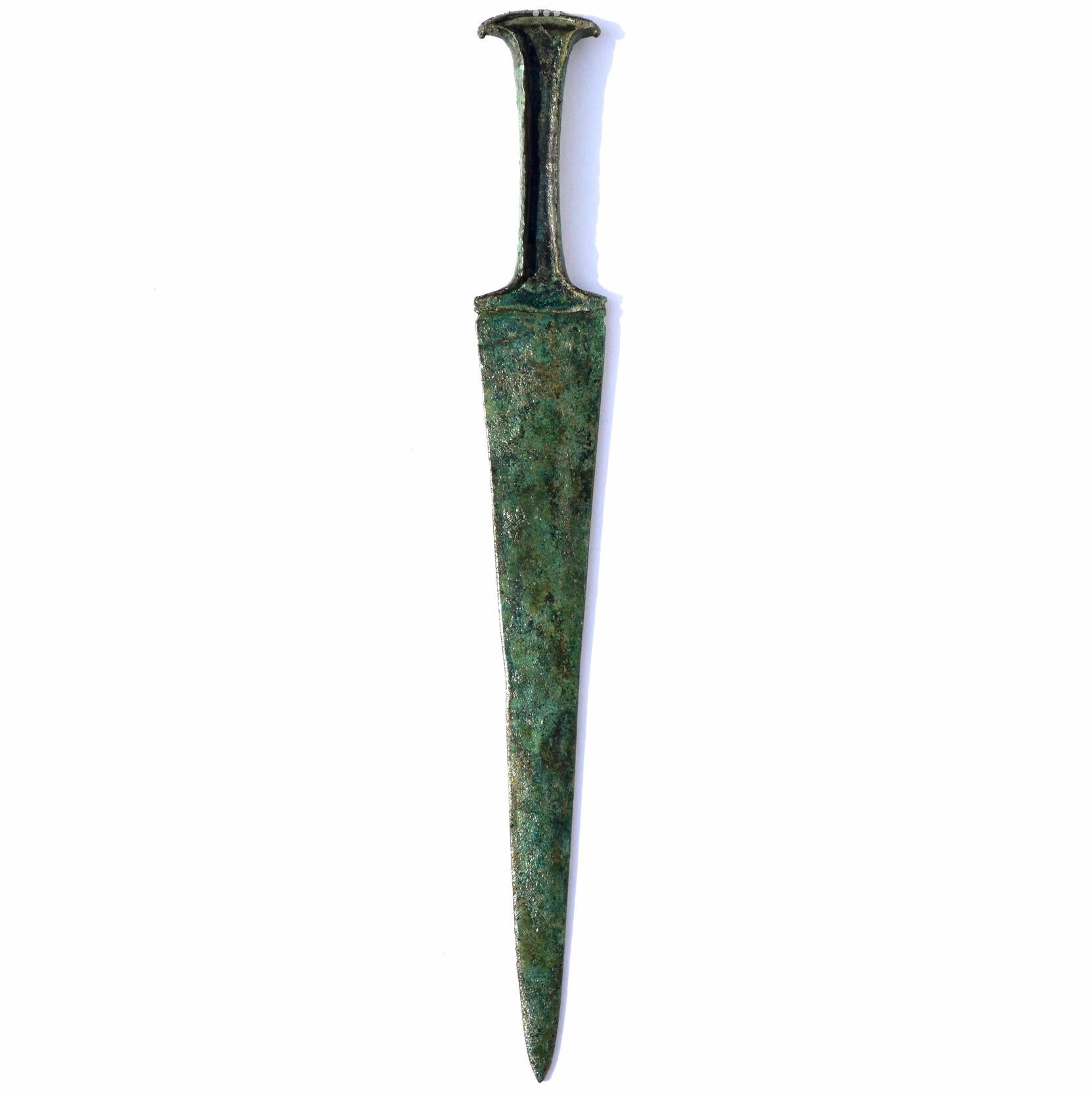 Persian Western Asiatc Luristan Bronze Dagger For Sale