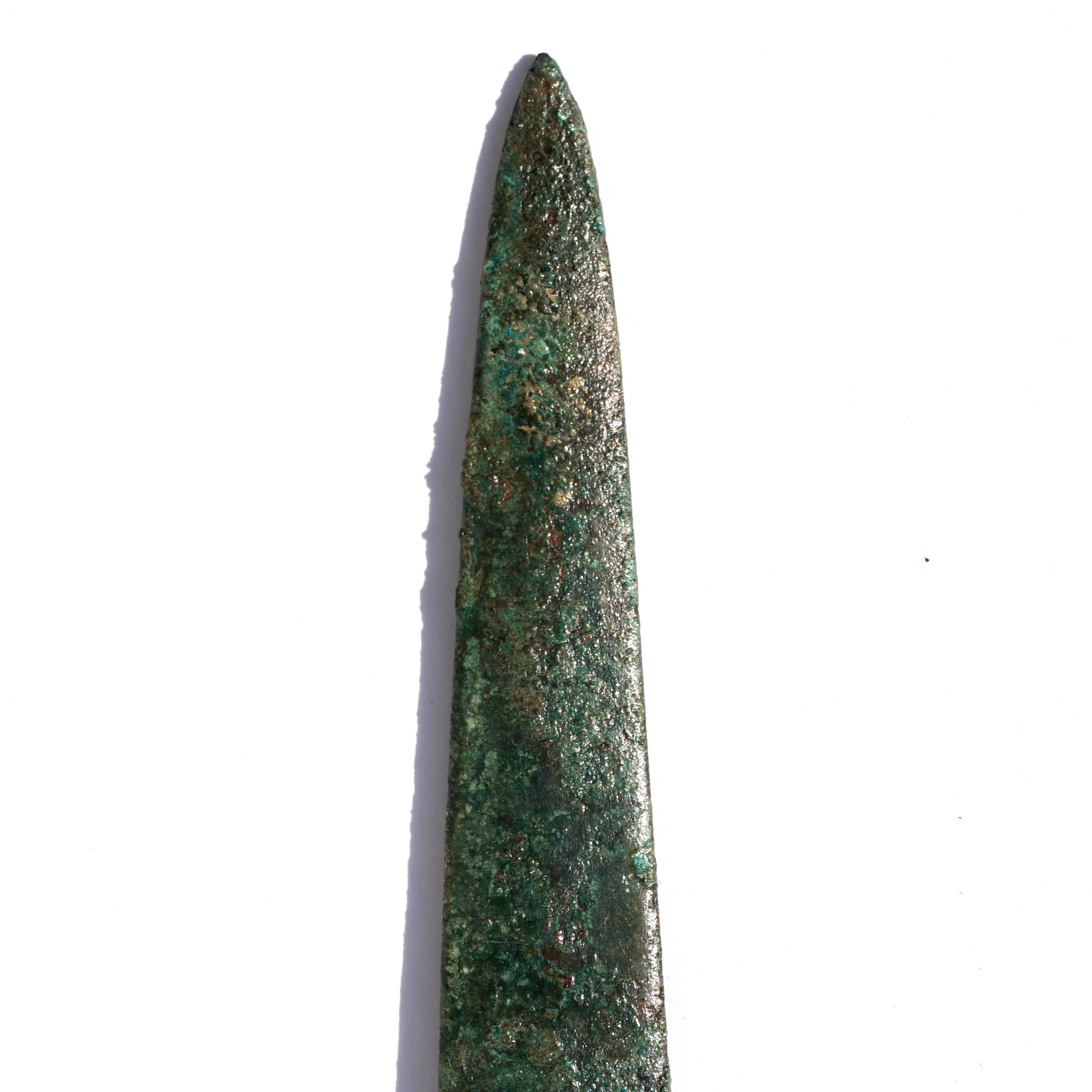 Hand-Crafted Western Asiatc Luristan Bronze Dagger