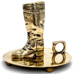 Western-Kammerständer mit Stiefelmotiv aus Messing von Ralph Lauren