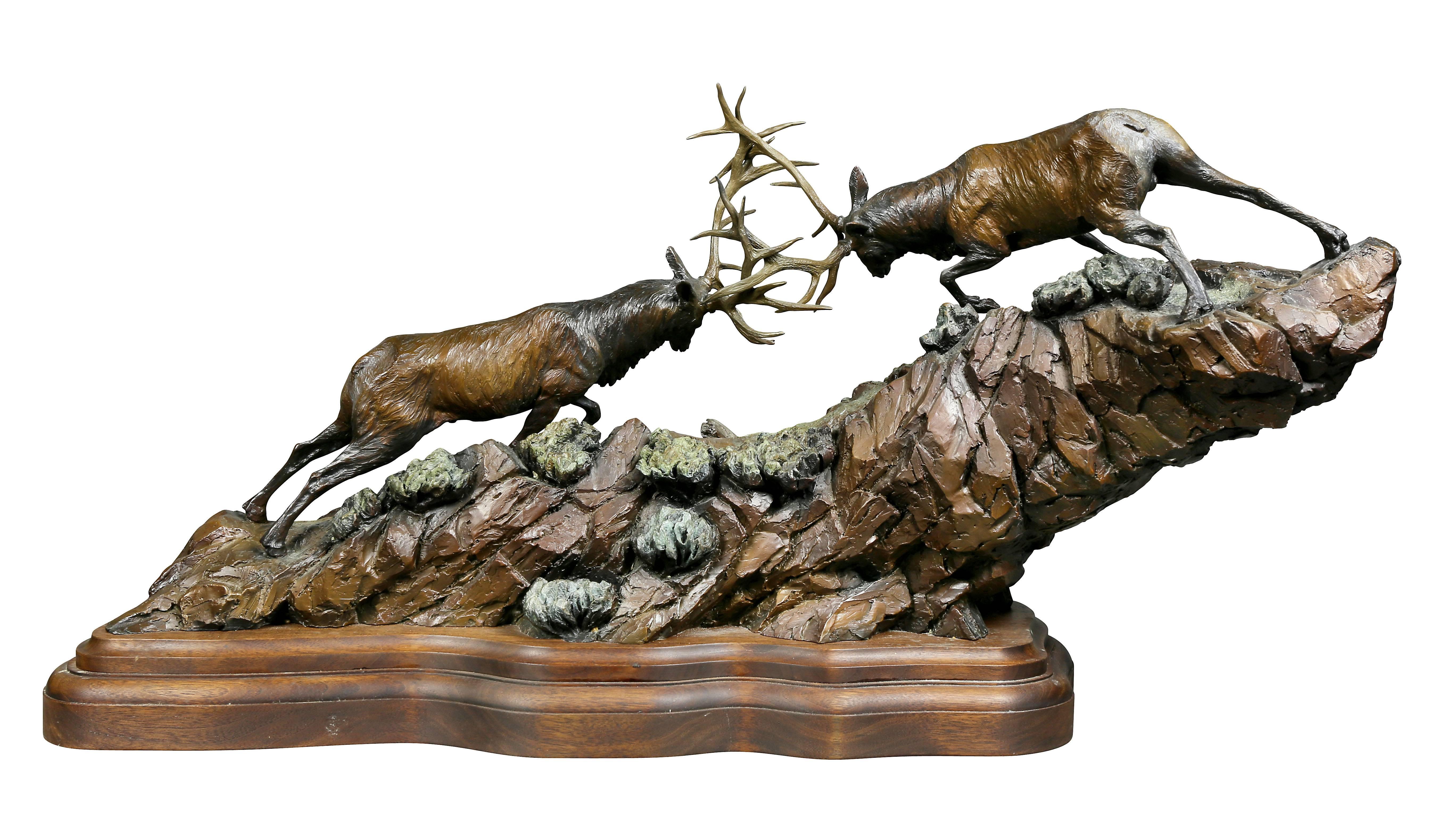 Western Bronze of Elk 