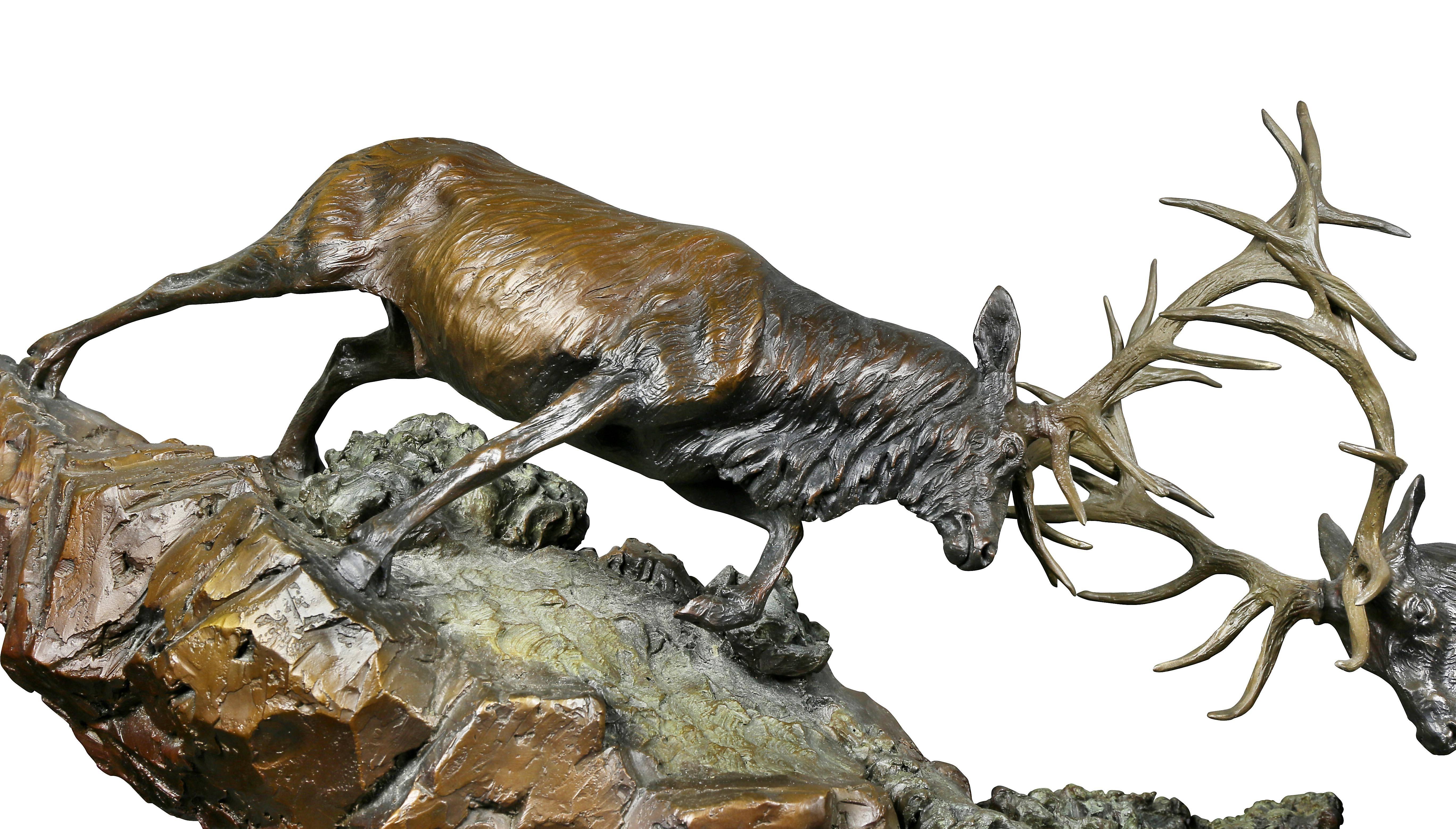 Western Bronze of Elk 