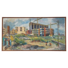 Quadro di costruzione di San Francisco in edizione occidentale di Teresa Allen, circa 1963