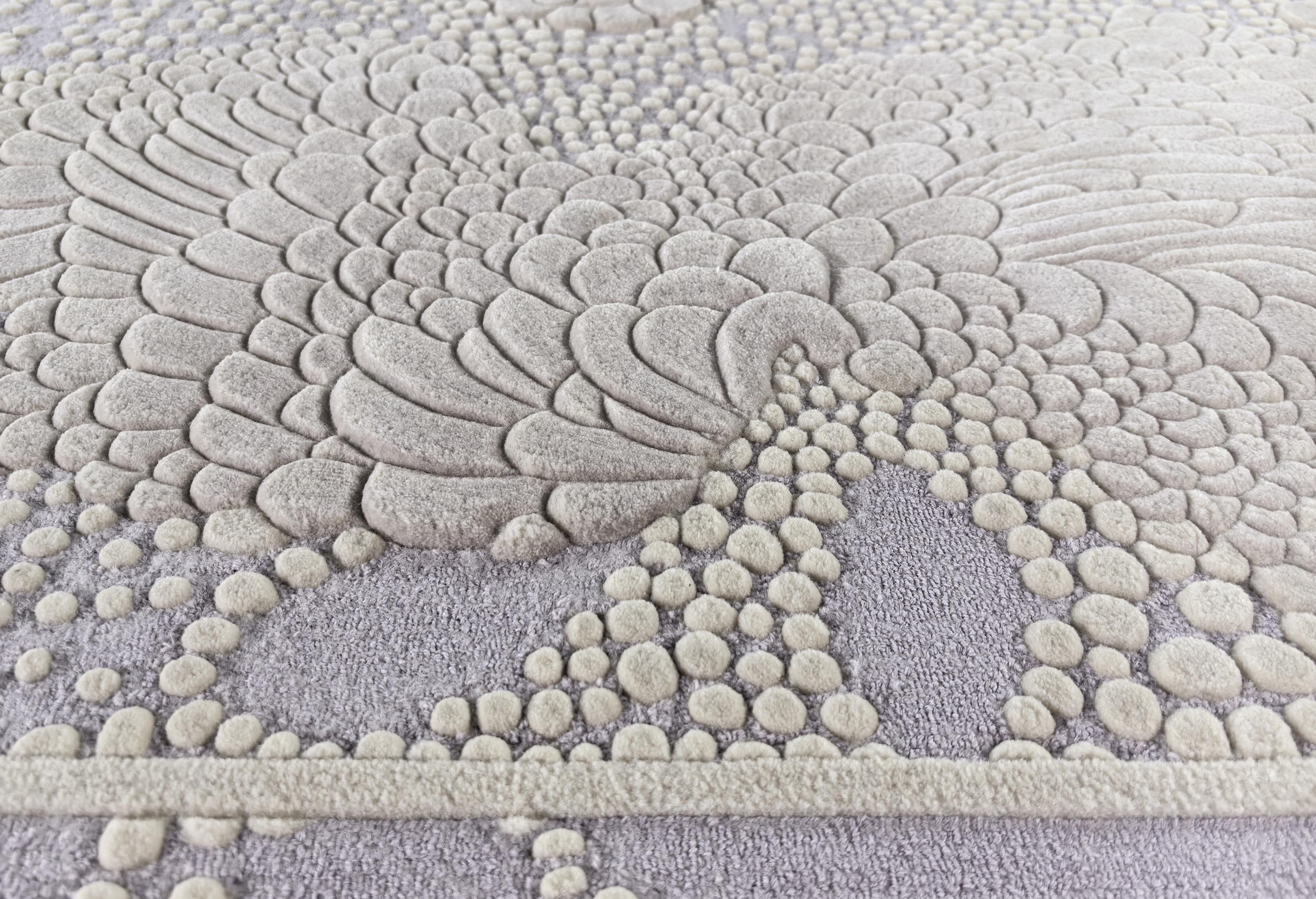 Western European Contemporary Rug New Tufted Wool Luxury Collection En Stock en venta 2