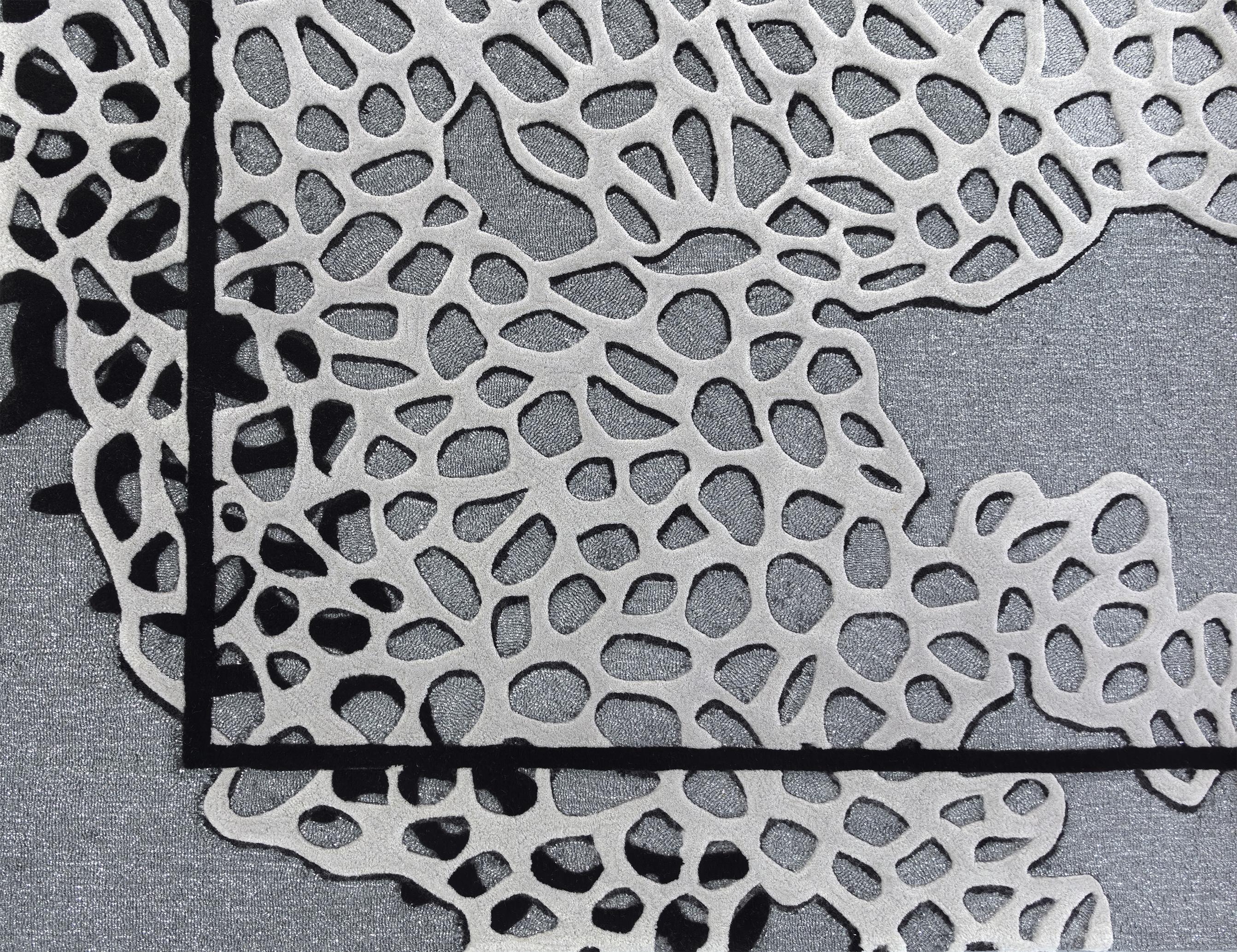 Western European Contemporary Rug New Tufted Wool Luxury Collection En Stock en venta 2